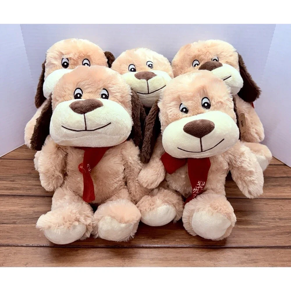 Lot Of 5 2019 Petsmart Dog Toy Stuffed Chance The Dog Squeaky Chew Plush 11